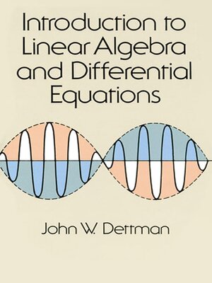 cover image of Introduction to Linear Algebra and Differential Equations